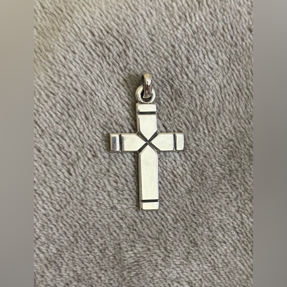James Avery Cross Pendant | Size: 1.5 in. | Sterling Silver - Picture 2 of 4
